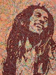 Robert Nesta by Jim Dowie - Original Painting on Box Canvas sized 30x40 inches. Available from Whitewall Galleries